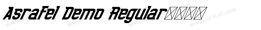 Asrafel Demo Regular字体转换